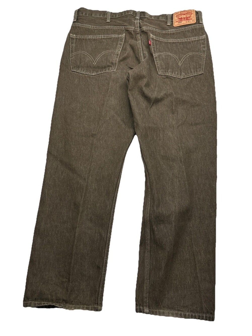 Levi’s 505 Mens Vintage Jeans 40x30 Brown Regular Fit